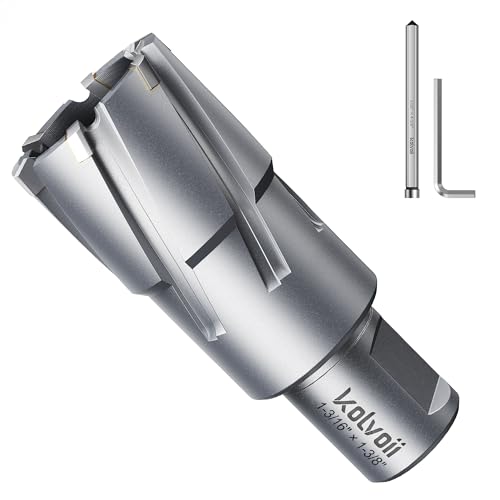 Kolvoii TCT Annular Cutter 1‑3/16" Diameter x 1‑3/8" Depth, Mag Drill Bit
