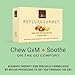 Reflux Gourmet Tropical Soothe Gum Alginate Therapy Sodium Bicarbonate Gum for Acid Reflux, Oral, Cognitive, and Digestive Support, Natural with Ginger, Celeriac, Aloe, Sugar Free, Gluten Free, Vegan