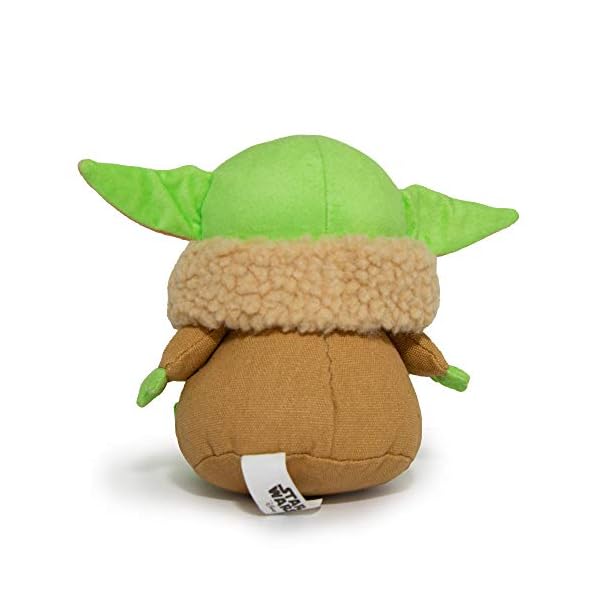 Buckle-Down Dog Toy, Mandalorian, Plush Squeaker Star Wars The Child Sitting Pose, Baby yoda, 8″ x 8″ (DTPT-SWBIF) for All Breed Sizes Buckle-Down Dog Toy, Mandalorian, Plush Squeaker Star Wars The Child Sitting Pose, Baby yoda, 8″ x 8″ (DTPT-SWBIF) for All Breed Sizes