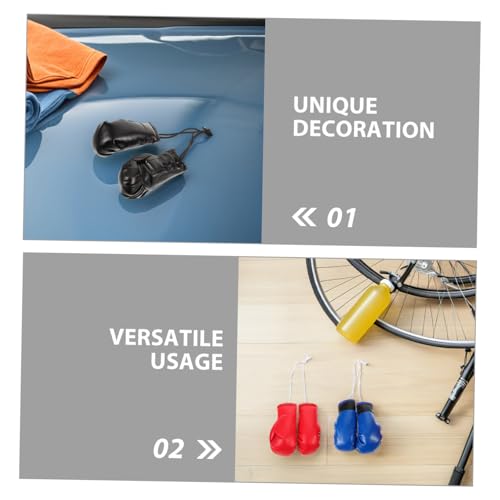 Accessoires esthétiques auto mini de boxe suspendus contre l'ennui - 3