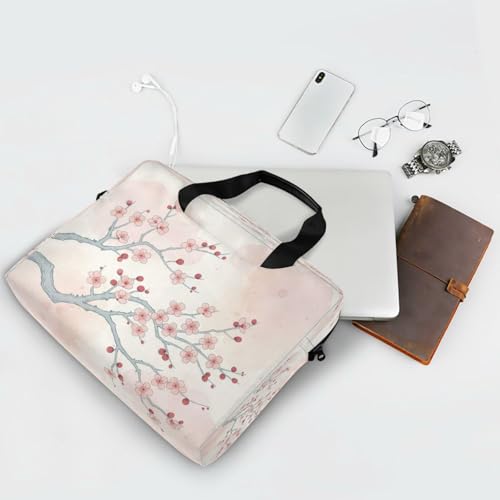 Bolso para Laptop Rosa con Diseño de Flores de Cerezo miniatura 7