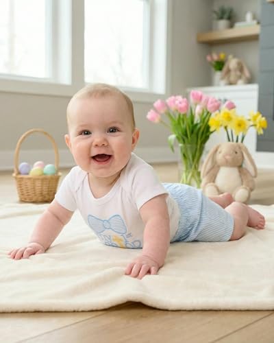Image of Baby Boys Girls 2pc Outfit Set Short Sleeve Bodysuit with Shorts
