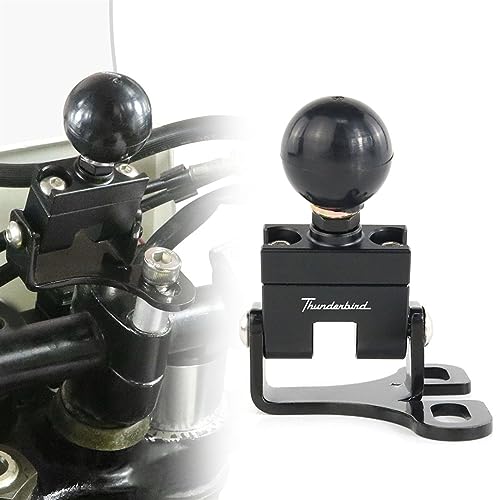 Support GPS Guidon Moto Triumph Scrambler Fixation Navigation pour Vos Randonnées