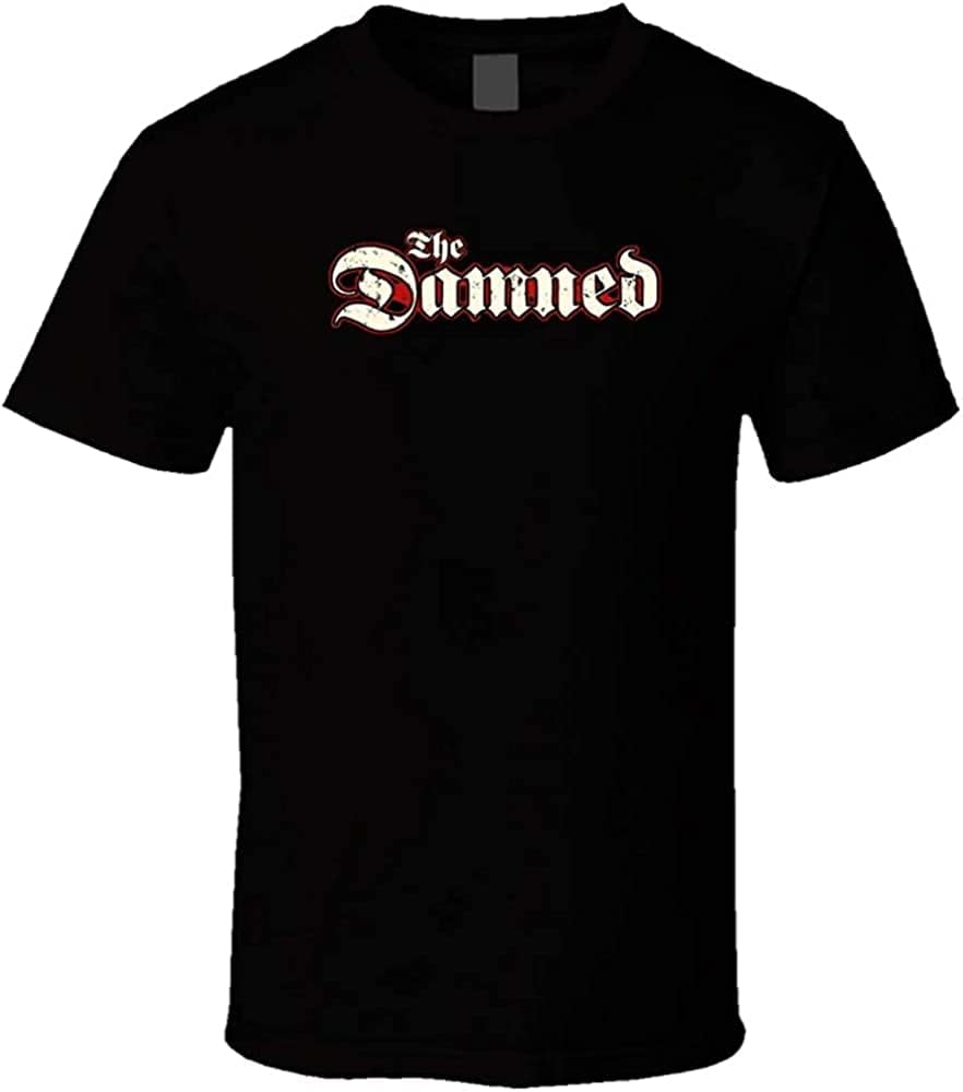 Jangjwee Men's Color 4 The Damned Black T Shirt Black (Xx-Large)