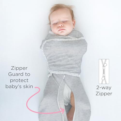 SwaddleDesigns 6-way Omni Swaddle Sack, Arms Up Swaddle for Newborn, More Options to Calm Startle Reflex, Improves Sleep, Easy Transition Baby Sleep Sack, Small, 0-3 Month, Oatmeal, Cute Animal Face by SwaddleDesigns - Image 7