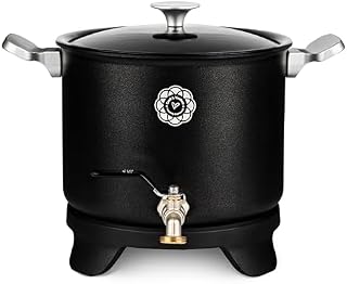 Craft & Venture Wax Melter for Candle Making - Candle Wax Melting Pot Holds 7qts (14lbs) of Wax  Soap Melter for soap Making Supplies - Easy Pour Candle Maker for Candle Making Supplies