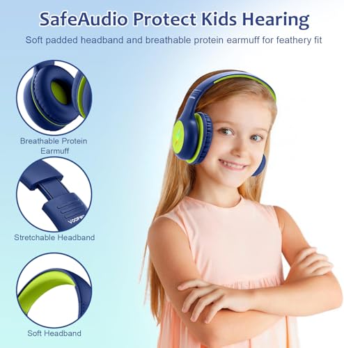 Casque audio enfants filaire de type C avec micro pour filles garçons