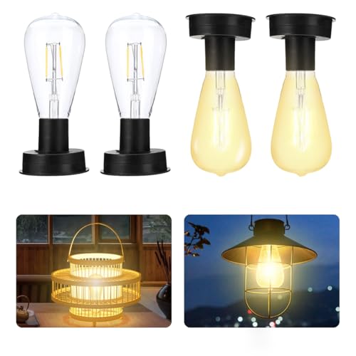 Ampoules solaires d'extérieur étanches lot de 4 pièces de rechange de 7 cm avec LED claire