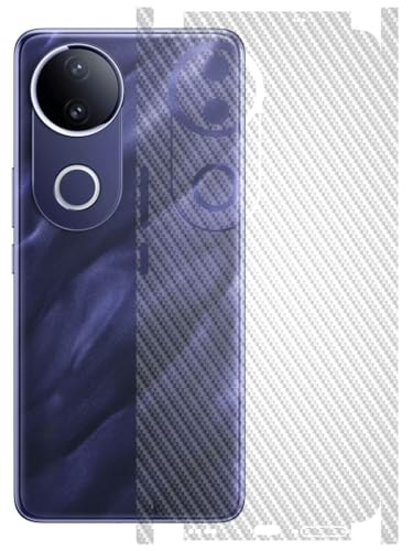Image of AtOdds - Full Body Back Screen Guard Protector Film - Transparent Lamination Wrap Skin Sticker Compatible with VIVO T4R (5G) | Scratchproof Matte Finish (Design - TransCF)