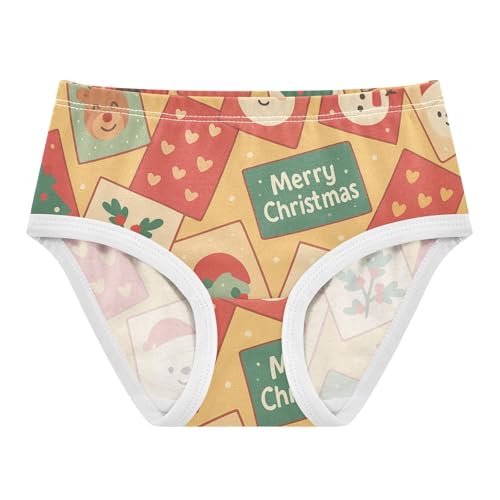Girls' Sport Panties Comfort Color for Baby Girls Christmas Cards Pattern