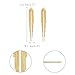 FANZE Gold Long Dangle Drop Statement Fringe Tassel Earrings for Women Trendy Fashion Jewelry Gift for Wedding Party Prom Cocktail Chrismas Valentines Thanksgiving