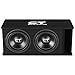 CT Sounds Dual 12” 2600W Loaded Tropo Series Ported Car Subwoofer Box - TROPO-2X12D4