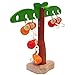PlanToys Wooden Balancing Monkeys Children's Toy (5349) | Sustainably Made from Rubberwood and Non-Toxic Paints and Dyes