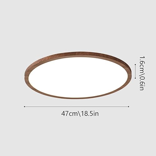 Miniatura 7 de Remote Control Dimmable Three-Color dimming Ceiling Light Flush Mount Round Modern Minimalist Lighting Fixture for Kitchen Bedroom Living Room(47cm)