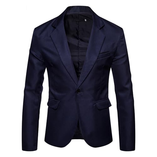 Mens Casual Blazer Lightweight Business Suit Jacket Vintage Classic Textured Basic Tops Work Outdoor Sports Outfits2