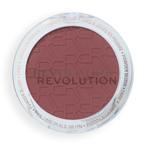 Image of Revolution Blusher Reloaded, Sugar Toast | Talc-Free Powder Blush with Matte Finish for Cheeks, Rich Pigment & Buildable, Vegan & Cruelty-Free