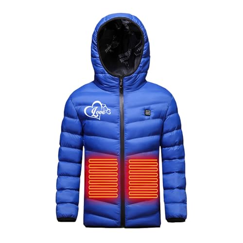 Child Heated Jacket Boy Girl Hood Jackets 3 Adjustable Temperature Heated Coat USB Body Warmer 3 Heating Zones Jacket3