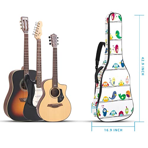 Cute Bees Full Size Guitar Case, rembourré de protection pour guitare acoustique classique, Multicolore 07, 42.9×16.9×4… - Les Beatles, Paul McCartney, John Lennon, RIngo Starr, George Harrison Cute Bees Full Size Guitar Case, rembourré de protection pour guitare acoustique classique, Multicolore 07, 42.9x16.9x4… – Image 6