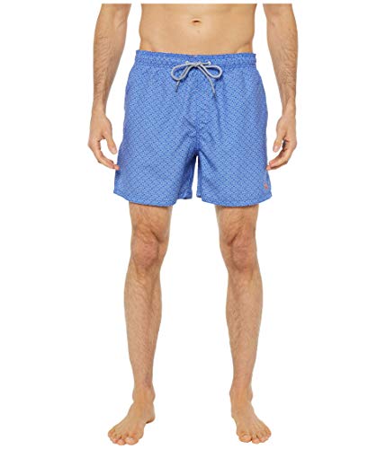 Ted Baker Loother Geo Swim Shorts Blue 7 (2XL)