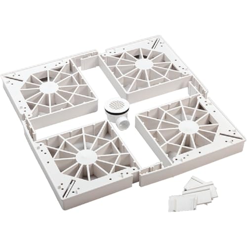 Mustee 86.500 Durastall Extended Base Kit in White
