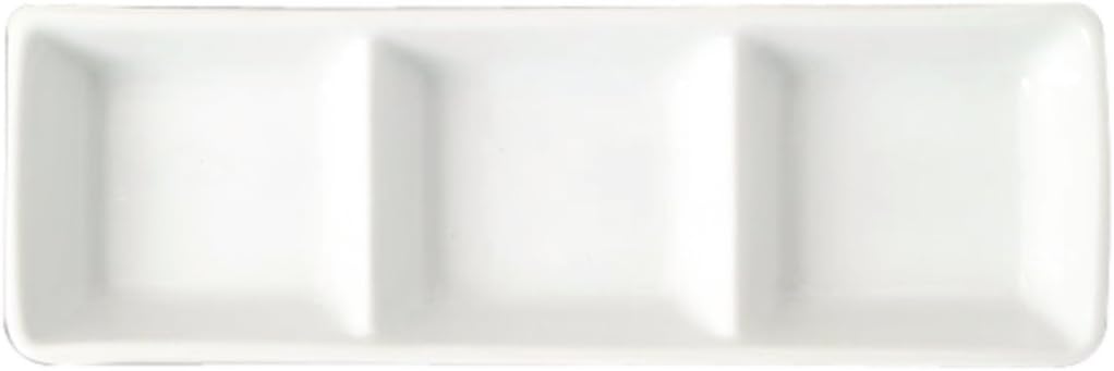 Kana 3 Comp Dish - Dimensions: 185 x 60mm. Box quantity: 18.