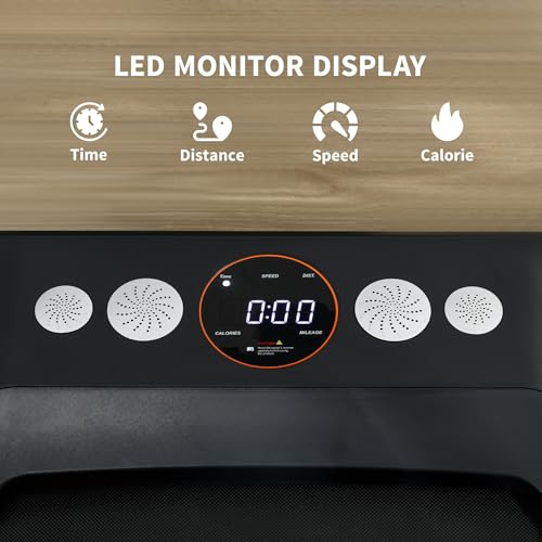 Image of Walking Treadmill with LED Display and Foldable Design for Home Office Use