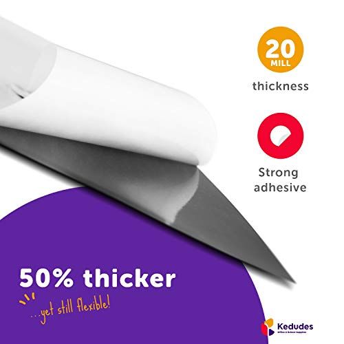 Kedudes Magnetic Sheets With Adhesive Backing - Magnetic Paper - Cut And Customize Flexible Self Adhesive Magnet Sheets (8X10 Inch 10Pk) #TOP6