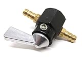  Universal Benzinhahn Kraftstoffhahn manuell Universal 7mm - Motorrad Quad ATV Roller