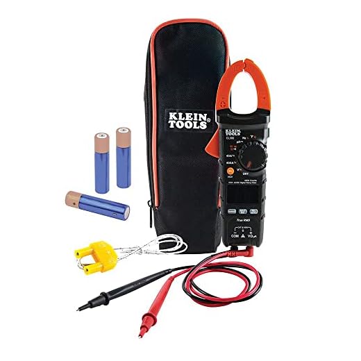 Klein Tools CL380 Electrical Tester, Digital Clamp Meter and Non-Contact Voltage Tester, Auto-Ranging and TRMS, 400 Amps, LCD Display