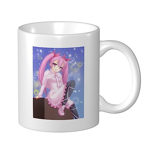 アカメが斬る マグカップ 陶器 雑貨 名入れ ギフト オフィス コーヒーカップ 電子レンジ対応 セラミック カップ周囲 耐熱 大容量 330ml