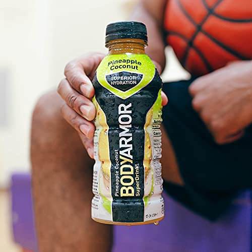Bodyarmor Sports Drink Sports Beverage, Pineapple Coconut, Natural Flavors With Vitamins, Potassium-Packed Electrolytes, Perfect For Athletes, 16 Fl Oz (Pack Of 12) #TOP3