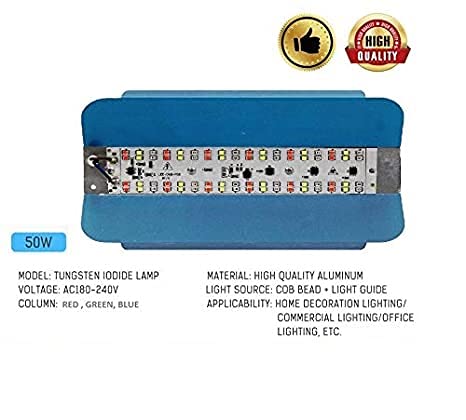 Image of MLD BL2583 Multicolor 30W Automatic Colour Changing Light (Red, Green, Blue) Waterproof LED Tungstun Loding RGB Flood Lights | Pack of 4
