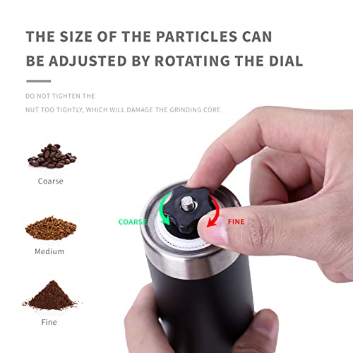 Manual Coffee Maker, Manual Coffee Grinder, Bean Grinder, Hand Coffee Grinder, Portable Coffee Grinder With Adjustable Settings, Suitable Use For Home And Travel Etc. #TOP4