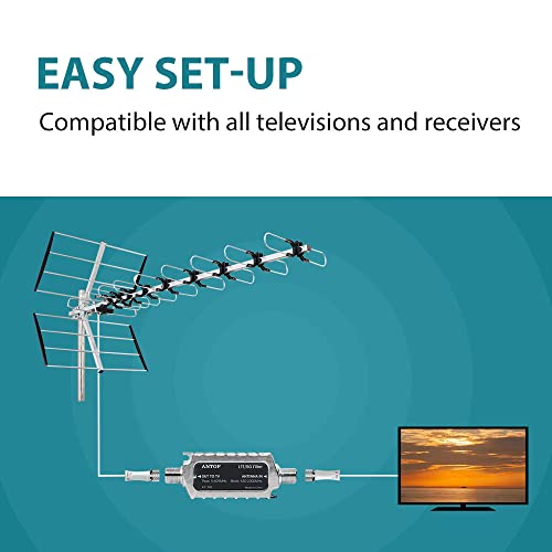 Antop Lte Filter For Tv Antenna,5G Lte Filter To Reduce Interference For Purifier Signal,At-740 #TOP5