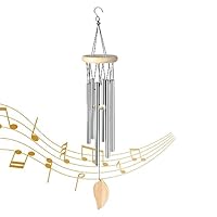 70 cm Windspiel aus Holz, dekorative Windleitungen, Aluminiumwindspiele, Windspiel für Garten, Hof, Balkon