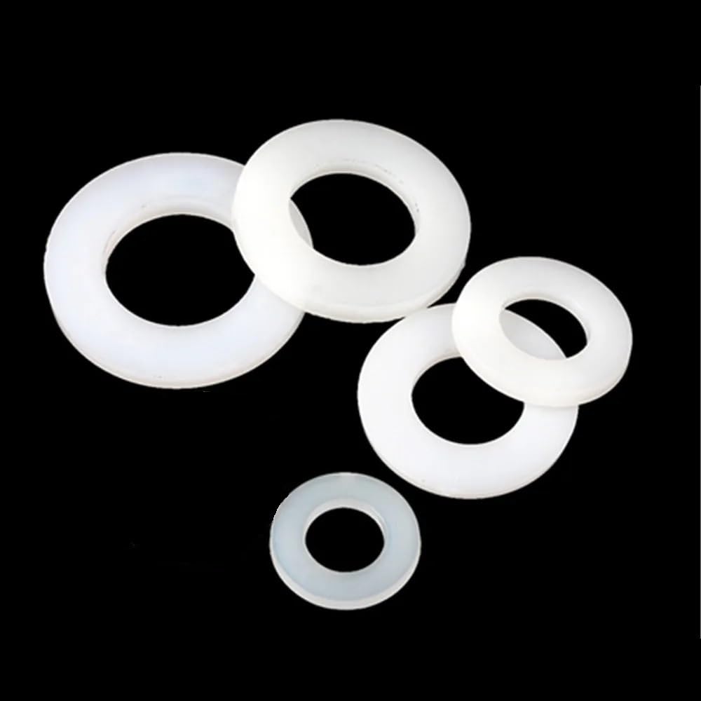 Junta de Silicona, arandela Plana, Juego de 5 Arandelas convexas de Silicona for Grifo de Calentador de Agua, Junta de Sellado de Goma Suave, Grosor de 2,3 mm.(31 x 39 x 2mm)