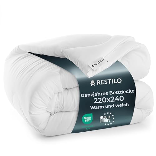 DecoKing edredón Cama 135/150 Edredón de 220 x 240 cm, Edredon para Todo el año, Fibra hipoalergénico, 100% Microfibra, con Certificado Öko Tex Standard Inez