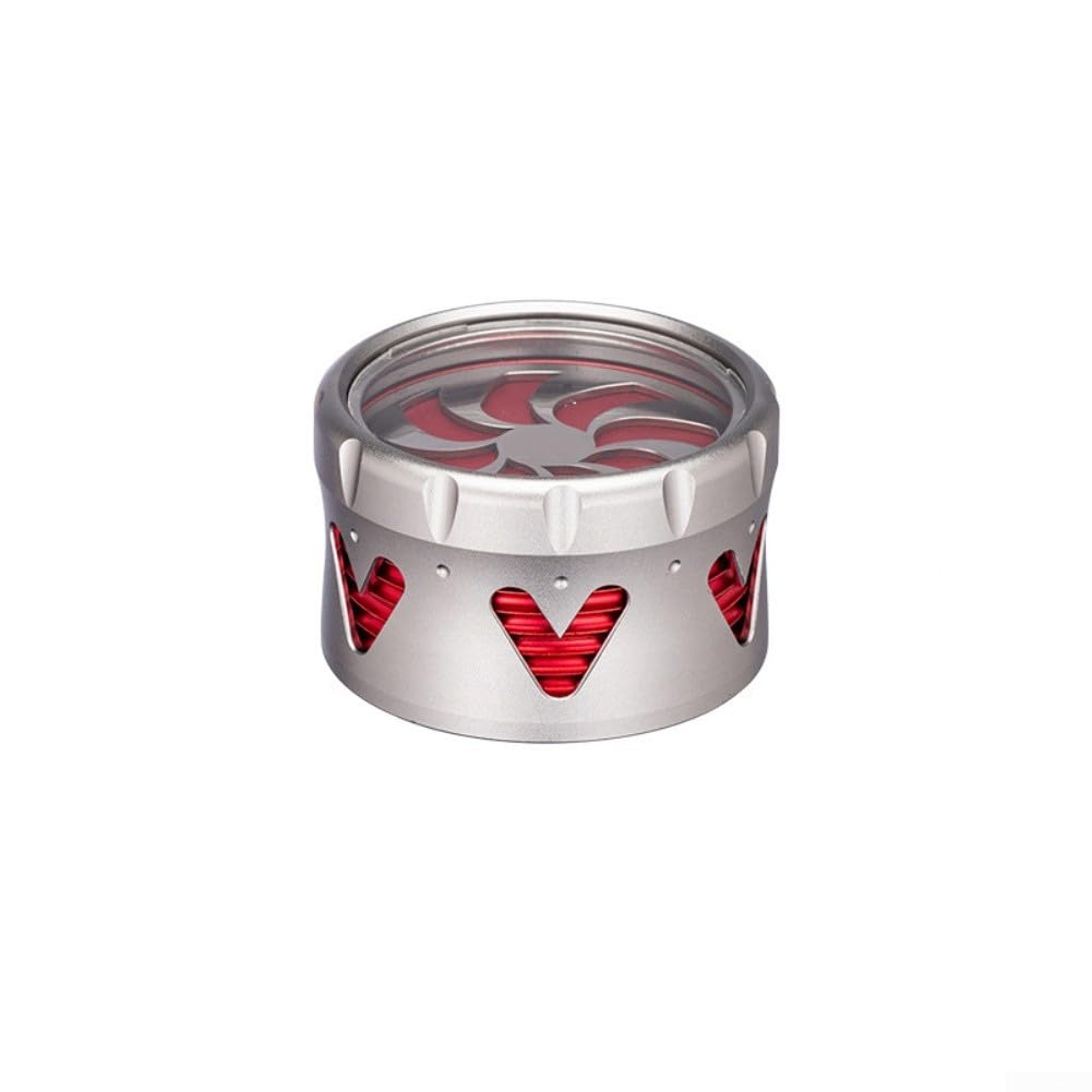 Tamper de café autonivelante de 51 mm, distribuidor automático de espresso de acero inoxidable, base plana para herramienta de barista (06)