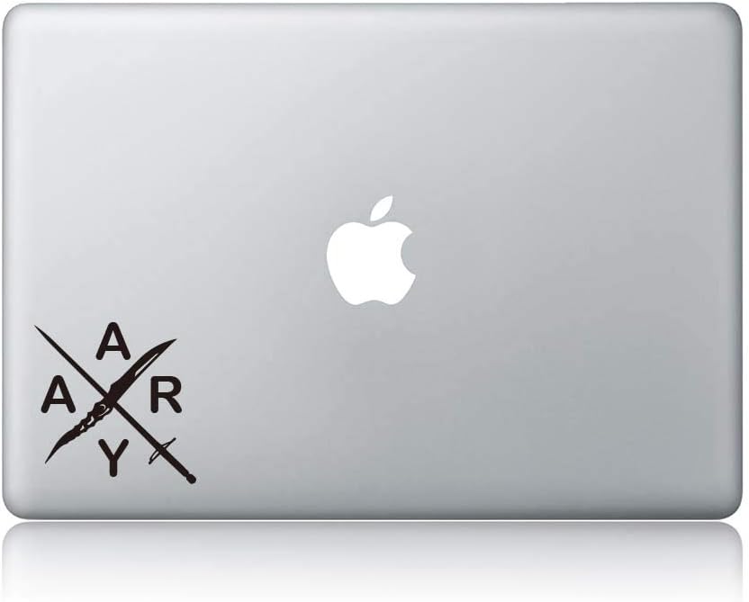Die-Cut Vinyl Decal with Arya Stark Needle catspaw Game of Thrones Fan-Art for Laptop MacBook Car Vinyl Decal Sticker