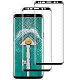 【Resistente a los arañazos】Protector de Pantalla para Samsung Galaxy S8 Plus, fabricado con cristal templado premium de alta calidad, alta dureza, resistente a los arañazos de hasta 9H, evita arañazos con cuchillo y llaves y otros objetos afilados.