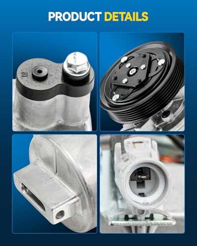 Image of PHILTOP NEW Air Conditioner AC Compressor with Clutch Replacement for Mitsubishi Mirage 2014-2015 2017-2022, Mitsubishi Mirage G4 2017-2022