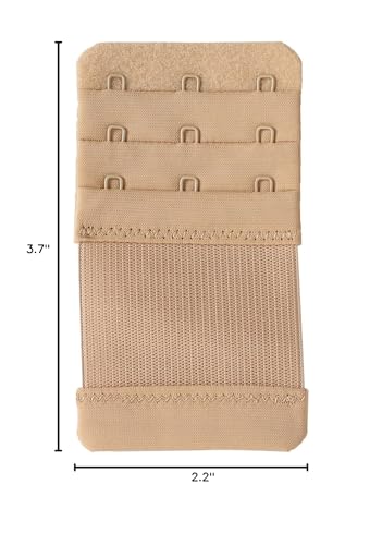 Magicmode Bra Extender 3 Hook Elastic Stretchy Bra Band Extension 3pcs-Pack4