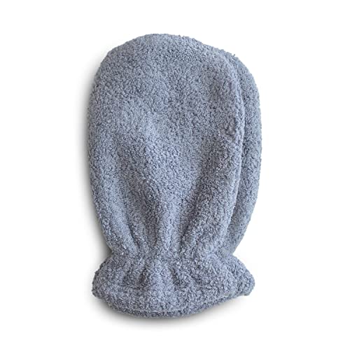 Image of mushie Baby Bath Mitt | Organic Cotton | Pack of 2 (Tradewinds)