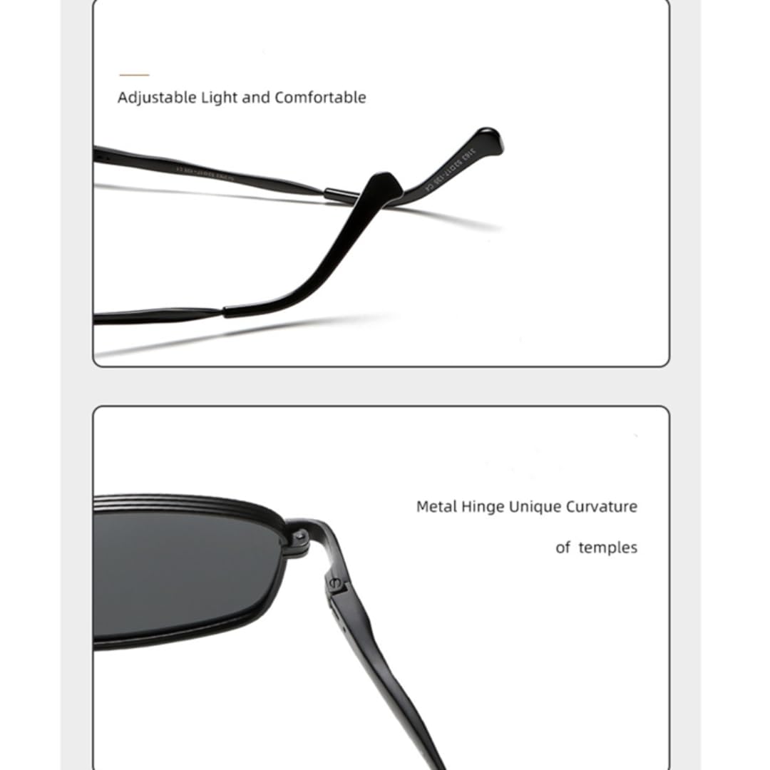 Gafas de sol pequeñas de moda para hombre, estilo steampunk, con montura metálica, estilo retro, protección UV400 para mujer.