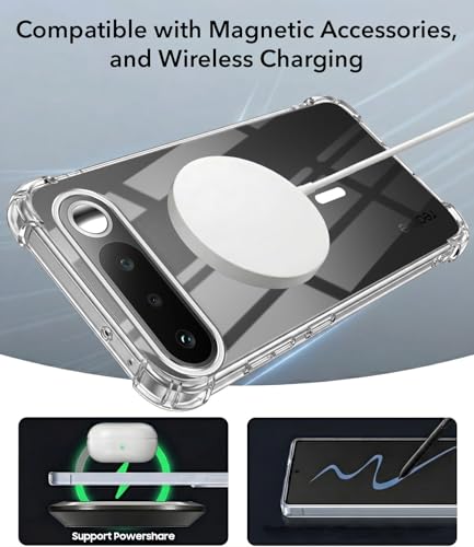 Image of Jkobi Shockproof Crystal-Clear Back Cover for Realme 16 (Magsafe Wireless Support | Drop & Camera Protection | Hard Polycarbonate)