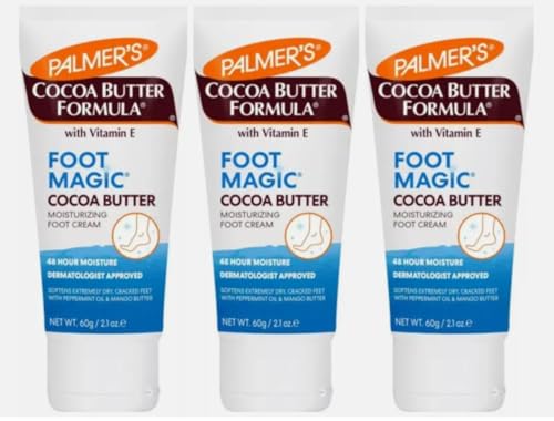 3xPalmers Cocoa Butter Formula Foot Magic Moisturising Cream 60g