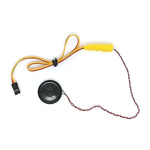MOUDOAUER 1 Pack Mini Horn Speaker for Police Car Fire Truck Ambulance Off-Road Vehicle RC Car Spare Part