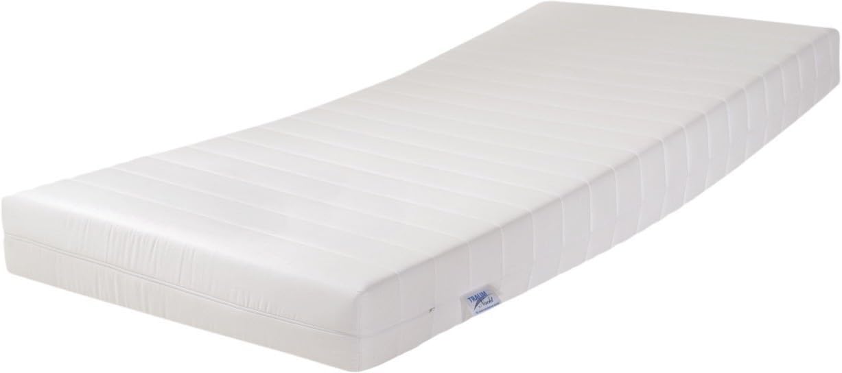 Traumnacht T9 Orthopaedic 9 Zone Comfort Foam Mattress, Degree of Hardness 3, H3 Quilted Washable Cover, 140 x 200 cm