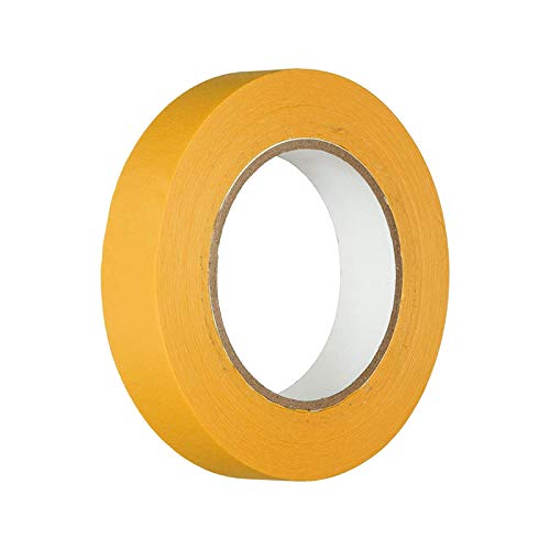 nastro adesivo giallo per mascheratura, 2 rotoli per elettrodomestici, uso professionale e fai da te, per spruzzare il corpo e altro ancora, decorazione, artigianato, giallo