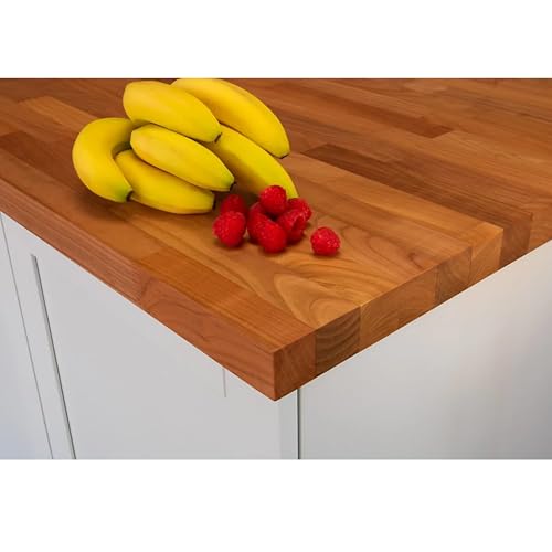 Top Worktops Solid Cherry Worktop 4m x 620mm x 38mm – Prem
